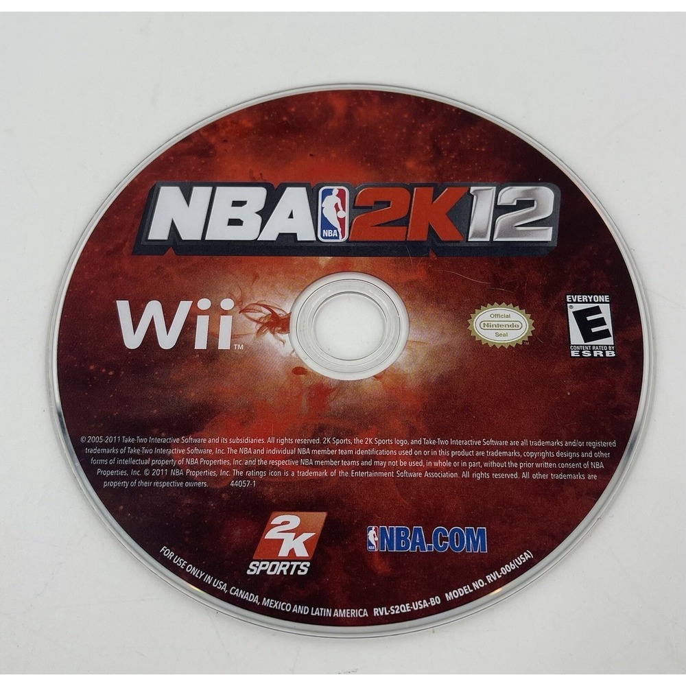 NBA 2K12 (Nintendo Wii) - DISC ONLY - Tested And Works